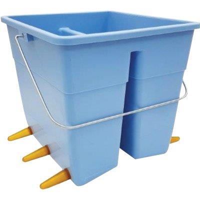 SECCHIO POPPATOIO OVINI + 6 TETTARELLE INFERIORI LT 11 Immagine principale del prodotto