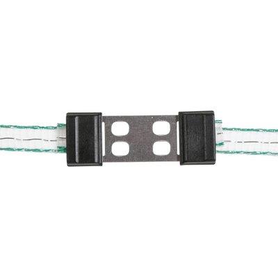 CONNETTORE FETTUCCIA ELETTRORECINZIONE AKO KERBL ACCIAIO INOX MM 20 CF=PZ 5 Immagine principale del prodotto