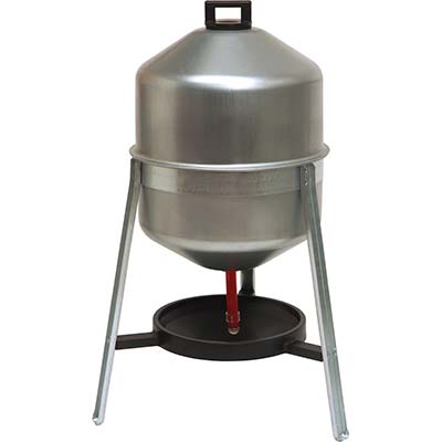 ABBEVERATOIO AVICOLI SU TRIPODE ZINCATO NEW CONTRO LT 30 Immagine principale del prodotto