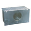 NIDO ESTERNO X GABBIA CONIGLI OMZ ACCIAIO ZINC CM 45X24 H.CM 25