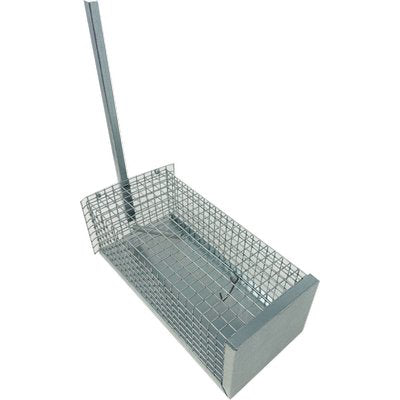 TRAPPOLA TOPI A GALLERIA ACCIAIO ZINC CM 13X31 H.CM 11 Immagine principale del prodotto