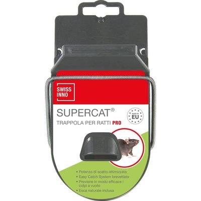 TRAPPOLA TOPI SUPERCAT PRO MAXI SWISSINNO PLASTICA CM 19 Immagine principale del prodotto