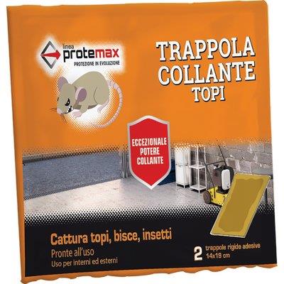 TRAPPOLA TOPI ADESIVA PROTEMAX CM 20X15 CF=PZ 2