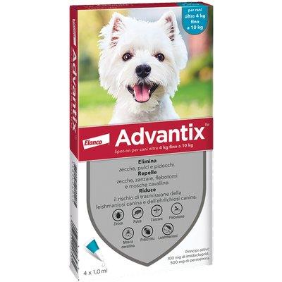 ANTIPARASSITARIO ADVANTIX CANI ELANCO KG  4/10 CF=PZ 4 Immagine principale del prodotto