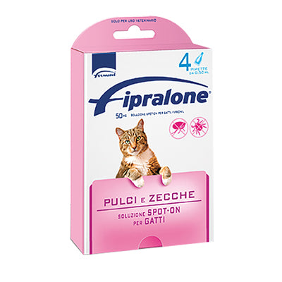 ANTIPARASSITARIO FIPRALONE SPOT ON GATTO FORMEVET CF=PIPETTE 4