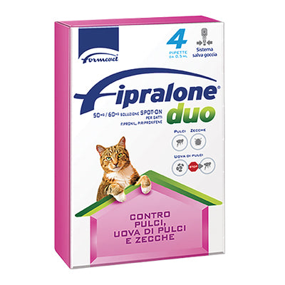ANTIPARASSITARIO FIPRALONE DUO GATTO FORMEVET KG  0/ 6 CF=PIPETTE 4