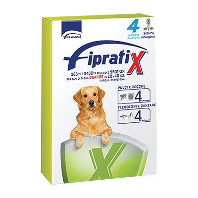 ANTIPARASSITARIO FIPRATIX CANE FORMEVET KG 20/40 CF=PIPETTE 4
