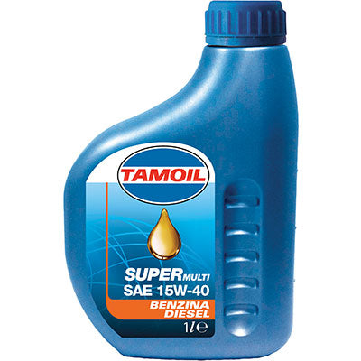 OLIO 4T MINERALE 15W40 SUPERMULTI TAMOIL LT 1 SAE 15W40 Immagine principale del prodotto
