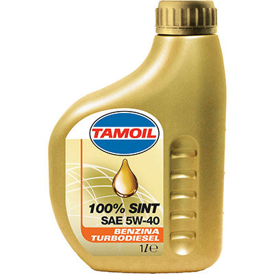 OLIO 4T SINTETICO  5W40 100% SINT TAMOIL LT 1 SAE 5W40 Immagine principale del prodotto