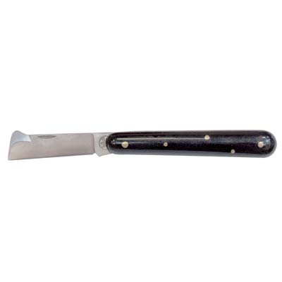 COLTELLO SERRAMANICO INNESTO 202 P DUE BUOI ACCIAIO/PLT CM 17