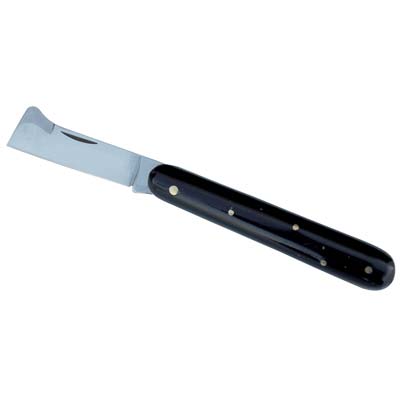 COLTELLO SERRAMANICO INNESTO 317 ACCIAIO/PLT CM 17