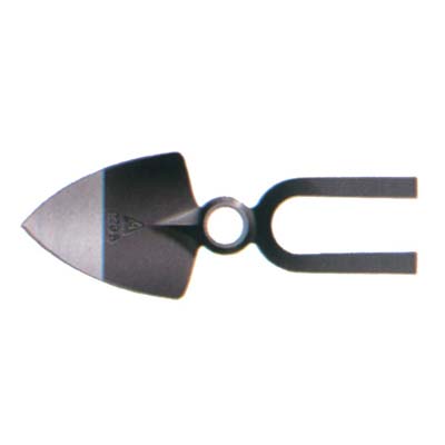 ZAPPA CUORE BIDENTE OCCHIO TONDO 229A BELLOTA ACCIAIO FORGIATO GR 525 MM 110X310 SM.MM 32
