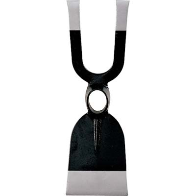 ZAPPA BIDENTE GUARDIAGRELE OCCHIO OVALE 06 ORSATTI ACCIAIO FORGIATO GR 1000 MM 120X345 SM.MM 45X35 Immagine principale del prodotto