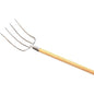 FORCA FIENO + MANICO ORSATTI ACCIAIO FORGIATO/FAGGIO DENTI 4
