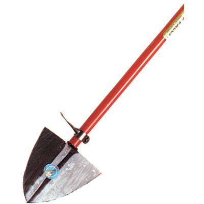 VANGA ROMA EXTRA + MANICO FALCI ACCIAIO FORGIATO CM 22X23 H.CM 144 Immagine principale del prodotto