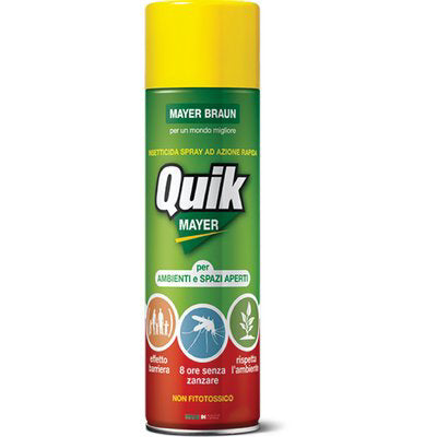 INSETTICIDA ZANZARE QUIKMAYER MAYERBRAUN SPRAY ML 500 Immagine principale del prodotto