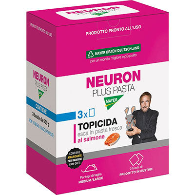 TOPICIDA NEURON PLUS MAYERBRAUN PASTA AL SALMONE GR 1500 Immagine principale del prodotto