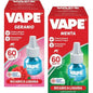 RICARICA LIQUIDA ZANZARE VAPE MAGIC GERANIO + MENTA DURATA NOTTI 60