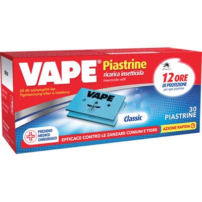 PIASTRINA ZANZARE VAPE MAT CLASSIC CF=PZ 30