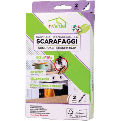 TRAPPOLA SCARAFAGGI INVERDE ADESIVA CF=PZ 2 Immagine principale del prodotto