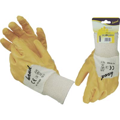 GUANTO NITRILE NBR GIALLO WORKIT MAGLIA COTONE BIANCO  8 Immagine principale del prodotto