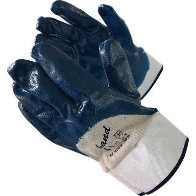 GUANTO NBR BLU AREATO WORKIT TELA COTONE BIANCO + MANICHETTA 10 Immagine principale del prodotto