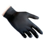 GUANTO NITRILE MONOUSO NERO 78 REFLEXX GR 4 AQL 1,5 SENZA POLVERE CF=PZ 100 L