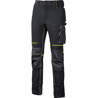 PANTALONE SLIM FIT ATOM U-POWER BLACK CARBON XXL Immagine principale del prodotto