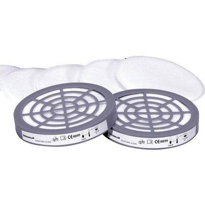 FILTRO X RESPIRATORE A MASCHERA M6400 DELTAPLUS M6000 PRE P2 CF=PZ 6 + 2 ADATTATORI