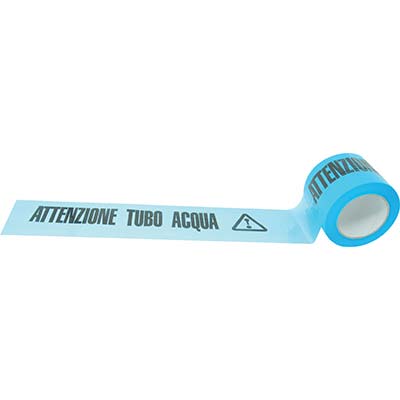 NASTRO SEGNALETICO ATTENZIONE TUBO ACQUA H.MM 100 ML 200 Immagine principale del prodotto