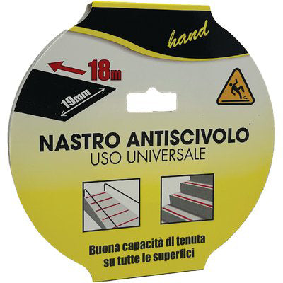 NASTRO ANTISDRUCCIOLO ADESIVO NERO H.MM 19 MT 18 Immagine principale del prodotto
