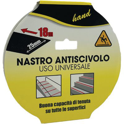 NASTRO ANTISDRUCCIOLO ADESIVO NERO H.MM 25 MT 18 Immagine principale del prodotto