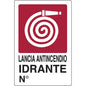 TARGA SEGNALETICA IDRANTE PP CM 20X30