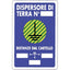TARGA SEGNALETICA DISPERSORE TERRA PP CM 20X30