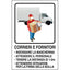 TARGA SEGNALETICA COVID CORRIERI E FORNITORI ALLUMINIO 20X30