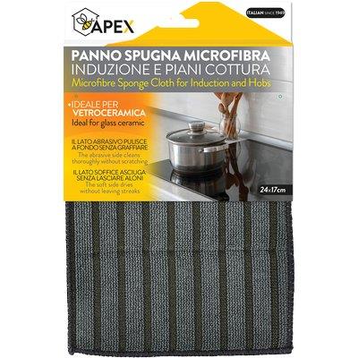 PANNO SPUGNA MICROFIBRA PIANI COTTURA APEX CM 24X17