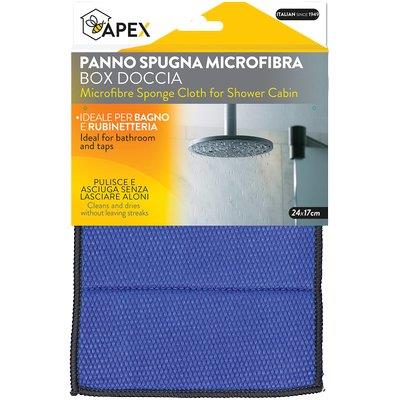 PANNO SPUGNA MICROFIBRA BOX DOCCIA APEX CM 24X17