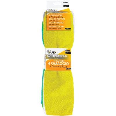 PANNO MICROFIBRA UNIVERSALE SET APEX CM 30X35 CF=PZ 8
