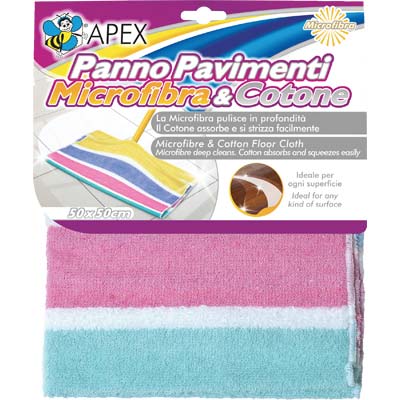 STROFINACCIO PAVIMENTO COTONE + MICROFIBRA APEX CM 50X50