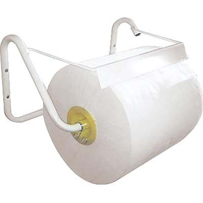 PORTA ROTOLO CARTA ASCIUGAMANI A PARETE ACCIAIO VERN BIANCO CM 39 H.CM 42 Immagine principale del prodotto
