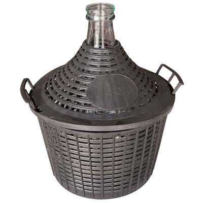 DAMIGIANA BOCCA STRETTA VESTITA VETRO/PLT LT 54 Immagine principale del prodotto