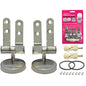 CERNIERE SEDILE WC SFILABILE ACCIAIO INOX