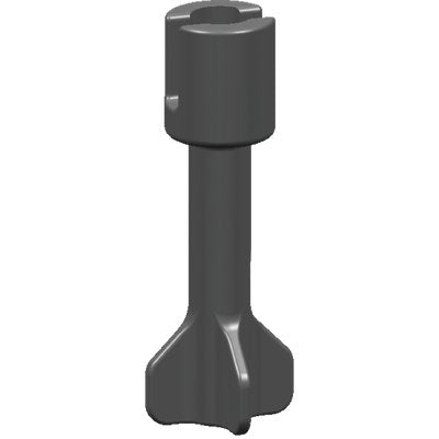 CHIAVE CERNIERA SEDILE WC UNIVERSALE NERO PLT Immagine principale del prodotto