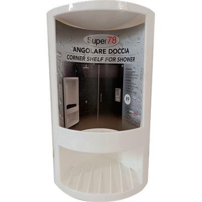 PORTASAPONE ANGOLARE MOPLEN BIANCO CM 14X14 H=CM 33.5 Immagine principale del prodotto