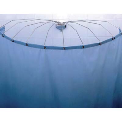 REGGITENDA AD OMBRELLO X DOCCIA INOX ASTE 8 180°