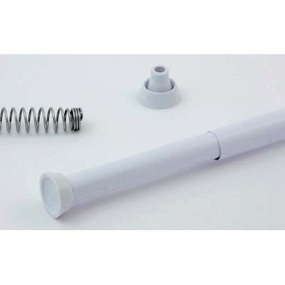 TUBO REGGITENDA ESTENSIBILE X DOCCIA ALLUMINIO BIANCO MM 25 CM 125/215 Immagine principale del prodotto
