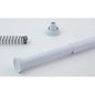 TUBO REGGITENDA ESTENSIBILE X DOCCIA ALLUMINIO BIANCO MM 25 CM 125/215