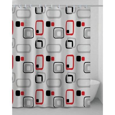 TENDA DOCCIA QUADRI 60 IN VINILE+ ANELLI CM 180X200 Immagine principale del prodotto