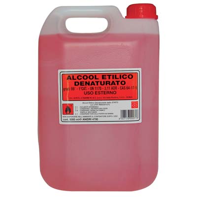ALCOOL ETILICO DENATURATO 99,9° LT 5 Immagine principale del prodotto