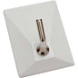 GANCIO ADESIVO METALGANCIO PRONTY BASE PLASTICA/GANCIO METALLO CF=PZ 2 BIANCO